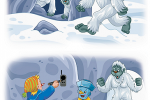 Иллюстрация для книги про Самоделкина и Карандаша