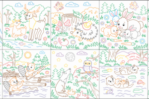 Детская раскраска