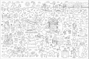 Детская раскраска