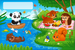 Иллюстрация для книги про животных