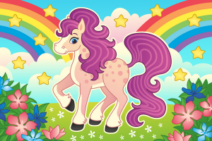 Единорог для детской игры