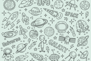 Дудлы Космос