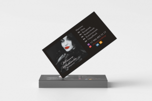 Визитка для визажиста