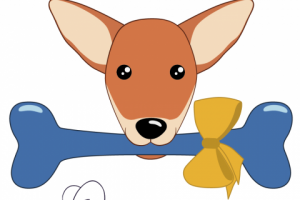 Собака с косточкой