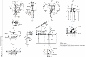Чертежи в автокаде 2021 марок КЖ и КМ, ПОС, ПОД