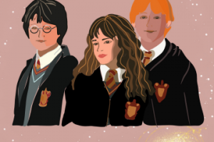 Гарри Поттер открытка