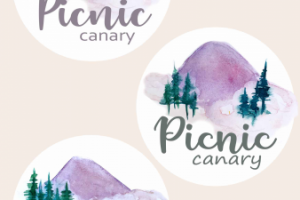 Лого в акварельном стиле