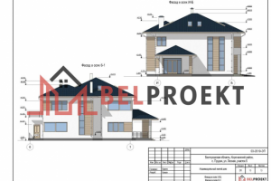 Коттдеж - эскизный проект