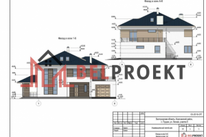 Коттдеж - эскизный проект