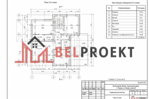 Коттдеж - эскизный проект