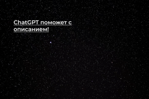 ChatGPT поможет с описанием!