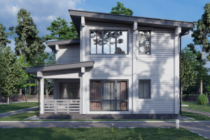 Дизайн экстерьера частного дома.
