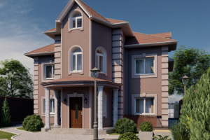 Реконструкция частного жилого дома. Видовые кадры.