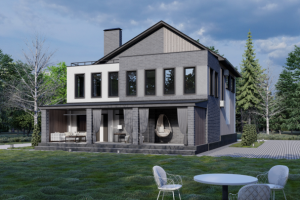 Дизайн фасадов загородного дома