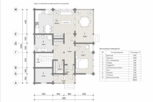 Планировочное решение частного дома.