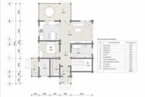 Планировочное решение частного дома.