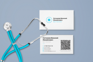 Визитки для врача