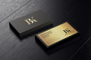 Визитка для фольгирования