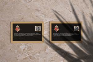 Визитка магазин одежды