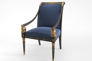 Кресло со львами