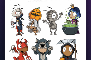 Стикеры «Хэллоуин»