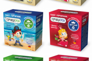 Концепты коробок детских горчичников