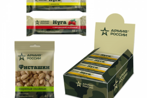 Дизайн снеков ТМ Армия России