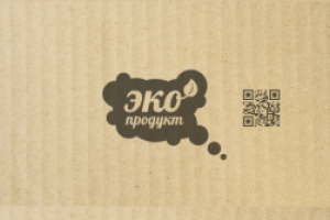 Эко продукт - логотип - графика для упаковок молока