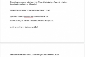 Перевод рекламного поста на немецкий язык