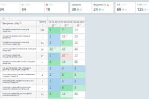 +111 запросов в ТОП-10 за 2 месяца ПРОФЕССИОНАЛЬНАЯ ХИМИЯ