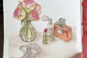 Цветы и косметика