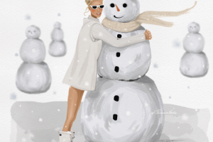 Лепим снеговика