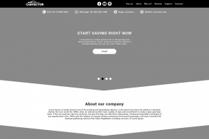 Прототип для компании "Карвектор"