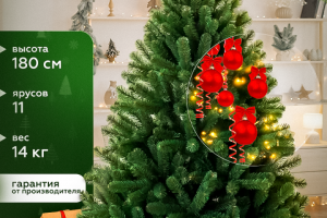 Инфографика в новогодней стилистике