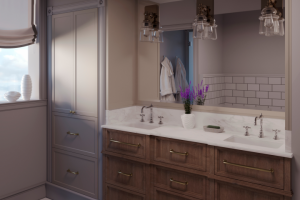 ВАННАЯ КОМНАТА В АНГЛИЙСКОМ СТИЛЕ