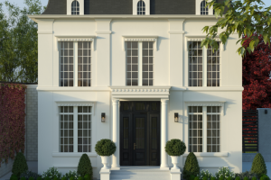 ФАСАД ДВУХЭТАЖНОГО ДОМА