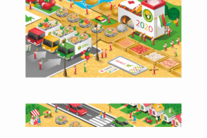 Иллюстрации для календаря "Крошка-картошка"