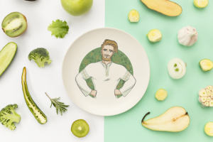 Персонаж для веганского бренда