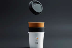 Разработка логотипа и стакана для автомата с кофе