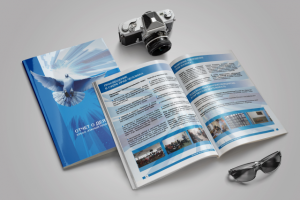 Обложка и внутренняя часть годового отчета