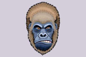 Голова гориллы