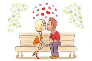 Влюблённая парочка