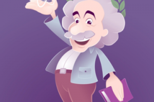 Мультяшный учёный