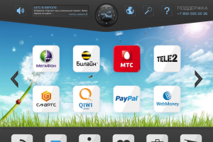 Дизайн интерфейса терминала "Sky Send"