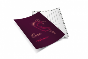 Иллюстрация для новогодней открытки