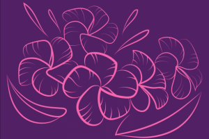 Цветочная иллюстрация. Вектор.