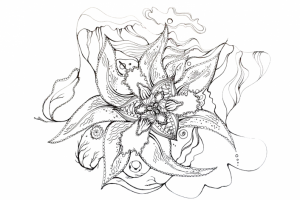 Дудл-иллюстрация "Существование"