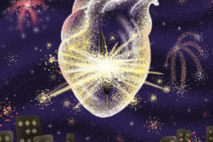 Иллюстрация для новогодней открытки