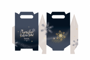 Дизайн подарочного пакета на заданную развёртку