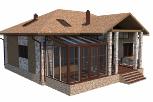 Визуализация экстерьера частного дома